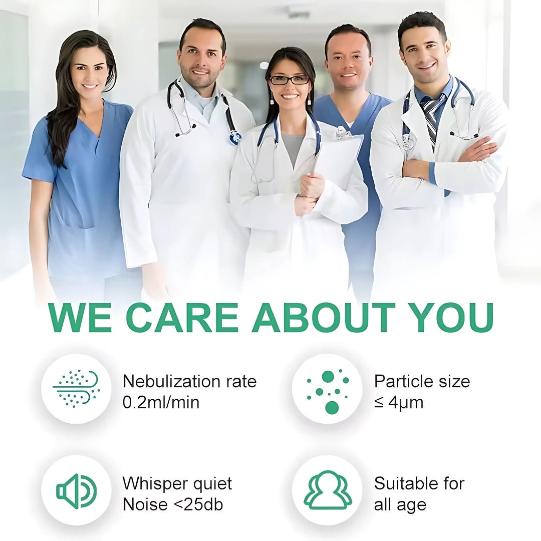 Portable Handheld Nebulizer – Silent Asthma Inhaler & Medical Atomizer