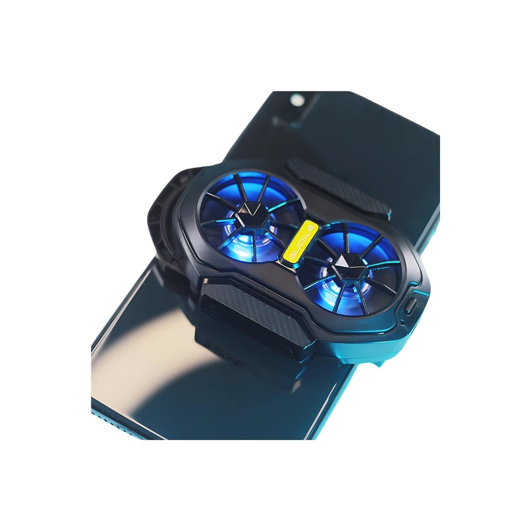 FS01 Dual Fan Rechargeable Mobile Phone Cooler – Powerful & Long-Lasting Cooling for Ultimate Gaming