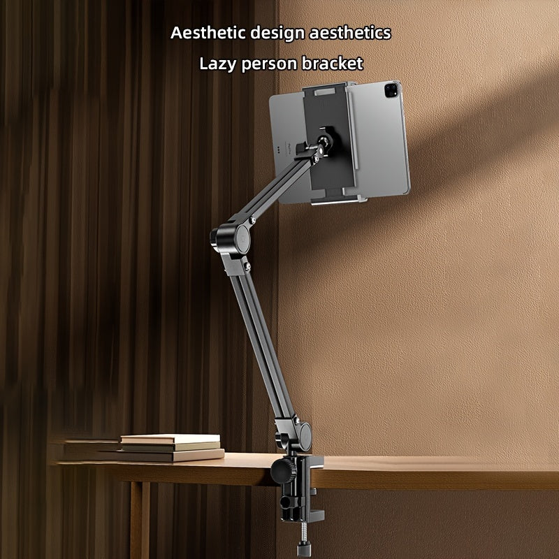 Adjustable Dual-Arm Tablet Stand – Flexible Gooseneck Mount for iPad, Samsung Tab, Kindle & More (4.5"–13")