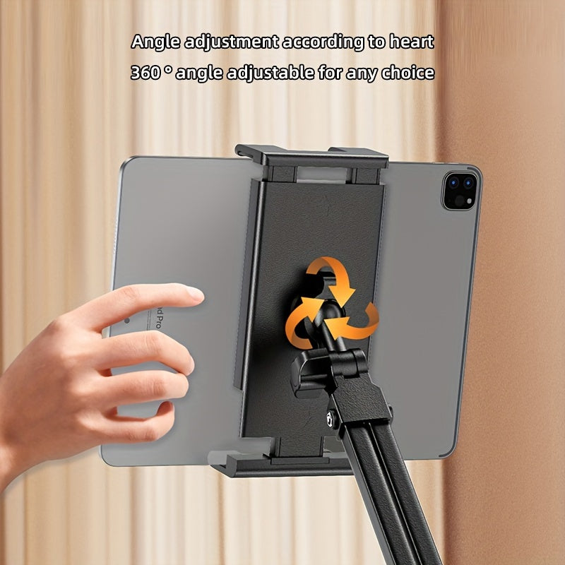Adjustable Dual-Arm Tablet Stand – Flexible Gooseneck Mount for iPad, Samsung Tab, Kindle & More (4.5"–13")