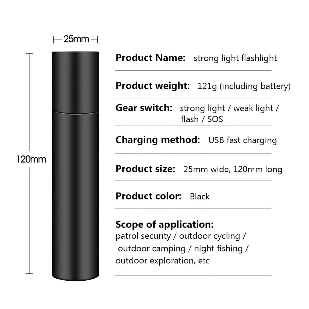 Outdoor cycling Flashlight