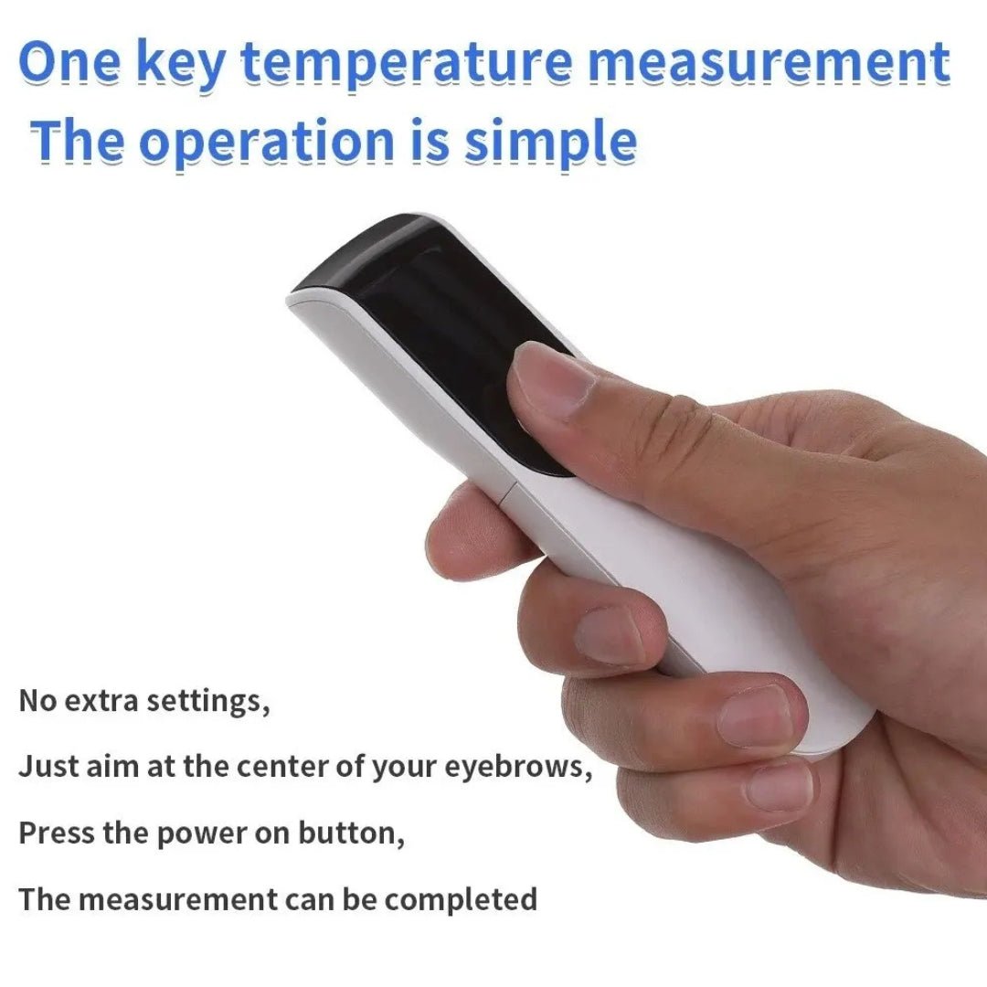 Non-Contact Infrared Forehead Thermometer – Portable Digital Temperature Gun for Home & Medical Use