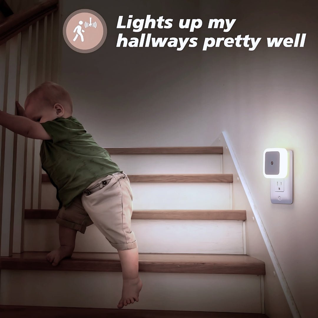 Wireless LED Night Light with Sensor – Night Lamp for Bedroom & Kids' Room