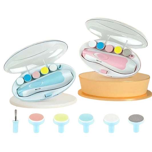Electric Baby Nail Grinder – Gentle & Safe Manicure Set for Babies & Kids